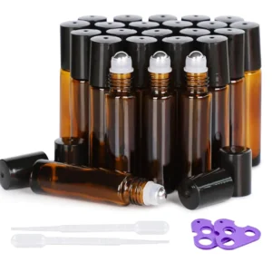 Essential Oil Roller Bottles, 24Pack 10ml