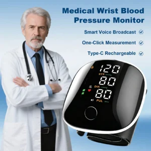 Rechargeable Wrist Blood Pressure Monitor